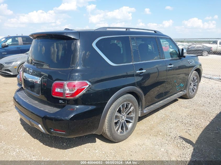 2019 Nissan Armada Sl VIN: JN8AY2ND9K9092023 Lot: 40044053