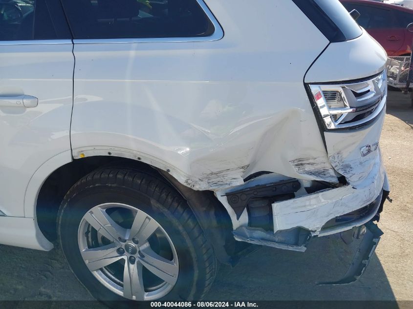 2019 Audi Q7 Premium VIN: WA1AHAF72KD023342 Lot: 40044086