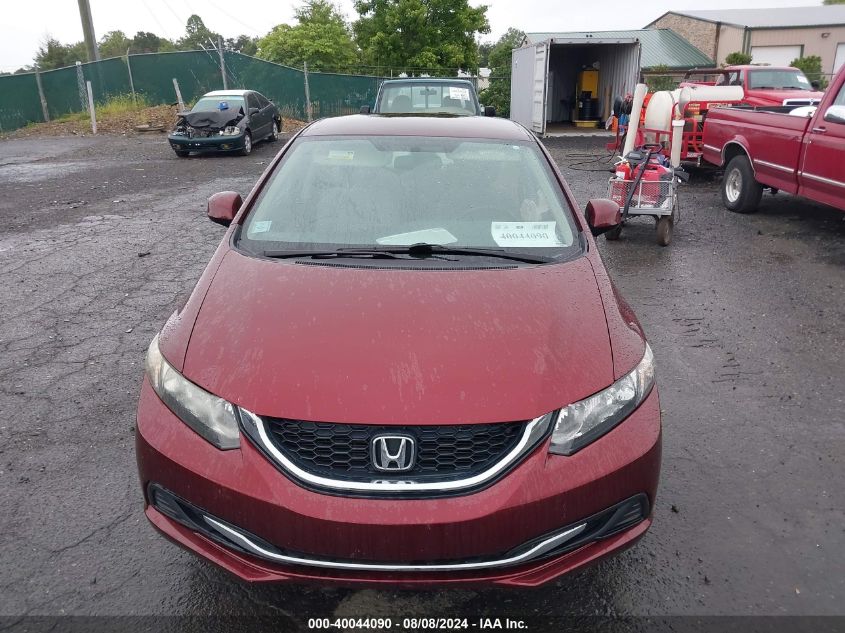 2013 Honda Civic Lx VIN: 19XFB2F51DE096818 Lot: 40044090