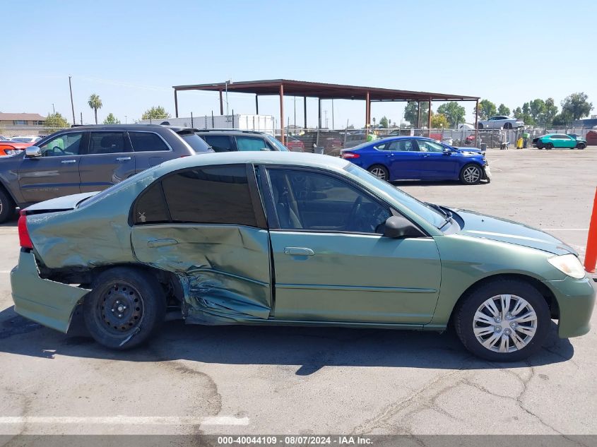 2004 Honda Civic Lx VIN: 2HGES16524H567225 Lot: 40044109