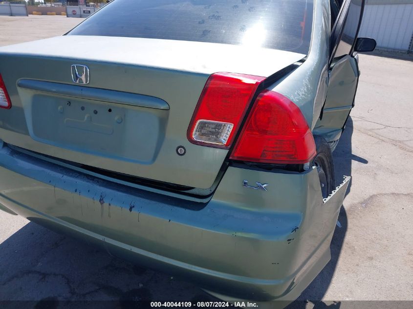 2004 Honda Civic Lx VIN: 2HGES16524H567225 Lot: 40044109