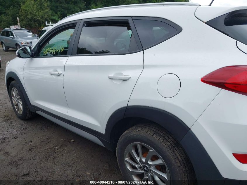 2017 Hyundai Tucson Se VIN: KM8J3CA49HU585787 Lot: 40044216