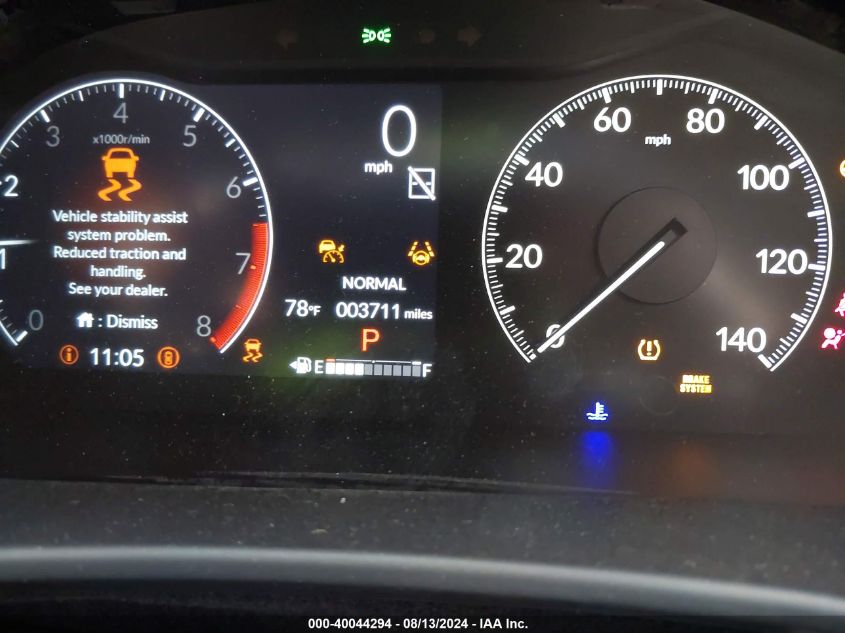 2024 Honda Cr-V Ex-L Awd VIN: 7FARS4H78RE019277 Lot: 40044294