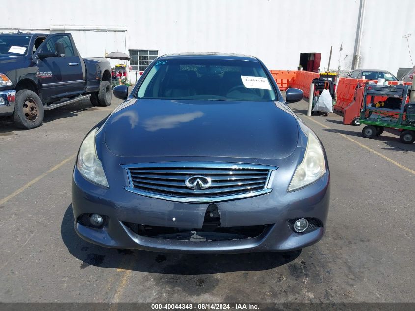 2012 Infiniti G37 Journey VIN: JN1CV6AP6CM620784 Lot: 40044348