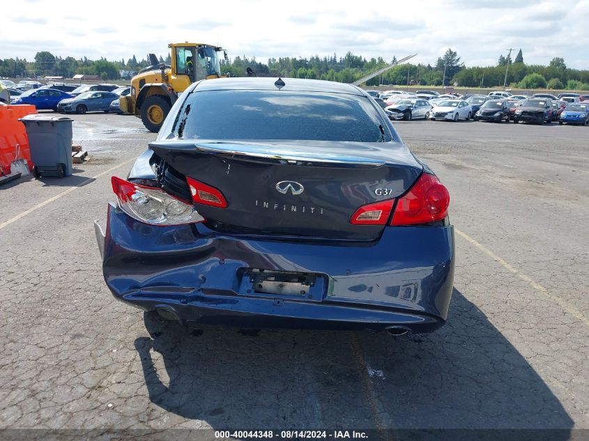 2012 Infiniti G37 Journey VIN: JN1CV6AP6CM620784 Lot: 40044348