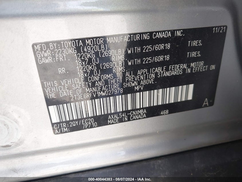 2021 TOYOTA RAV4 HYBRID XSE - 2T3E6RFV1MW027978