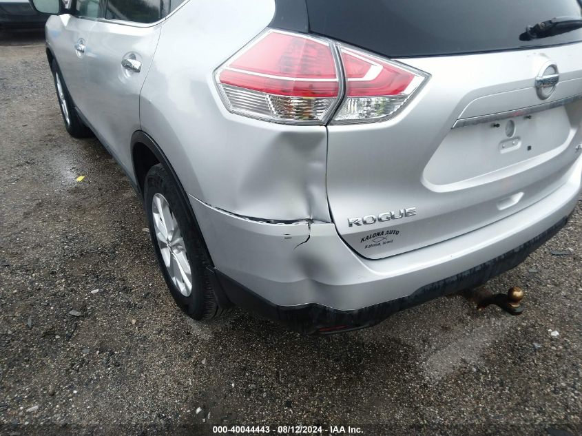 2015 Nissan Rogue Sv VIN: KNMAT2MV1FP587371 Lot: 40044443