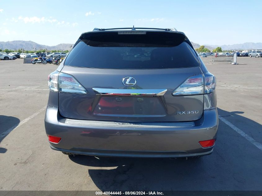 2012 Lexus Rx 350 VIN: 2T2ZK1BA1CC073087 Lot: 40044445