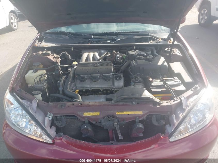 2003 Toyota Camry Le V6 VIN: 4T1BF30K13U038999 Lot: 40044479