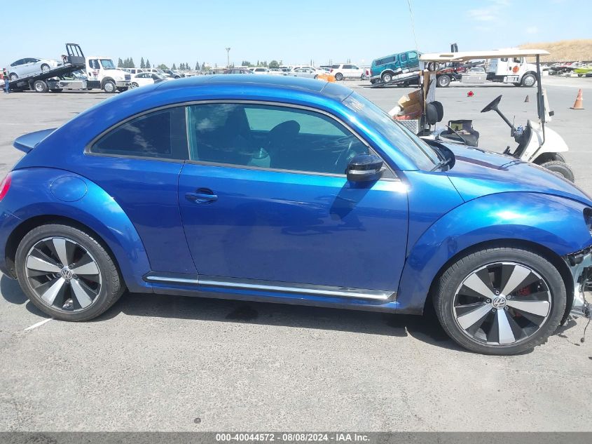 2013 Volkswagen Beetle 2.0T Turbo VIN: 3VWVA7AT9DM621256 Lot: 40044572