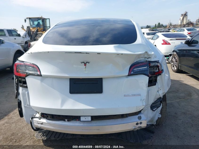 2023 Tesla Model Y Awd/Performance Dual Motor All-Wheel Drive VIN: 7SAYGDEF9PF942453 Lot: 40044589