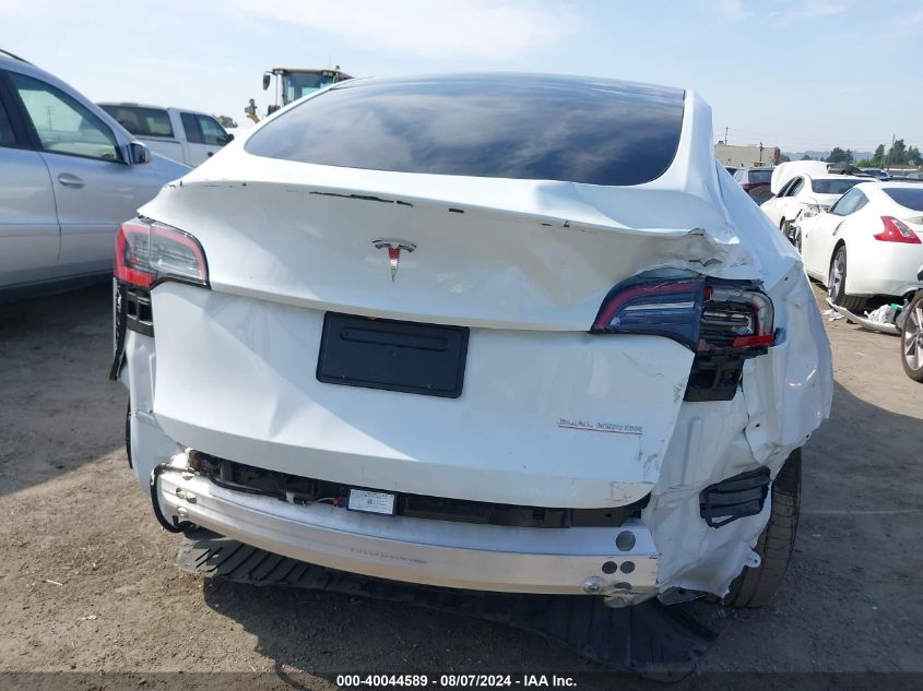 2023 Tesla Model Y Awd/Performance Dual Motor All-Wheel Drive VIN: 7SAYGDEF9PF942453 Lot: 40044589