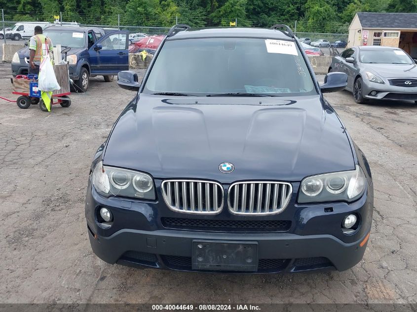 2010 BMW X3 xDrive30I VIN: WBXPC9C40AWJ39782 Lot: 40044649