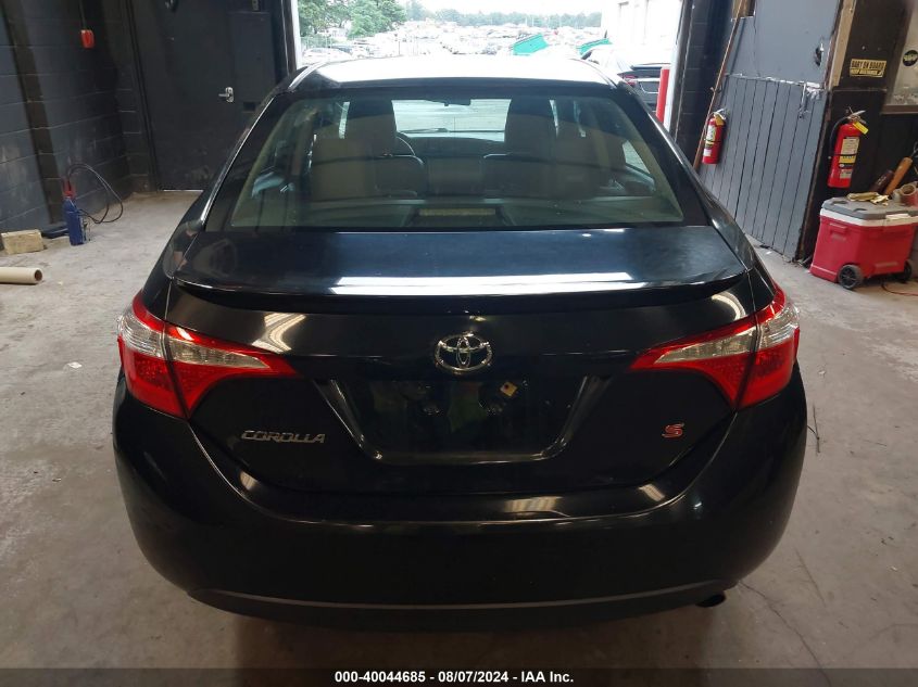 2015 Toyota Corolla S Plus VIN: 2T1BURHEXFC279716 Lot: 40044685