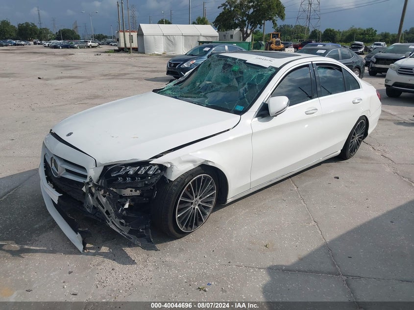 VIN W1KWF8DBXMR646673 2021 MERCEDES-BENZ C 300 SEDAN