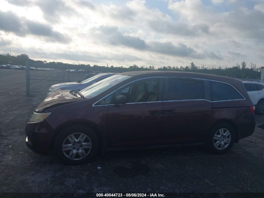 2011 Honda Odyssey Lx VIN: 5FNRL5H23BB054933 Lot: 40044723