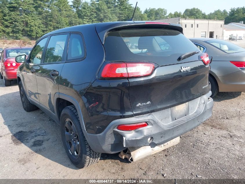 2015 Jeep Cherokee Sport VIN: 1C4PJMAB8FW666273 Lot: 40044737