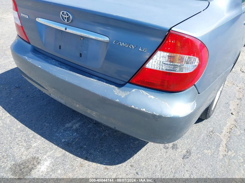 2003 Toyota Camry Le VIN: JTDBE32K430230171 Lot: 40044744