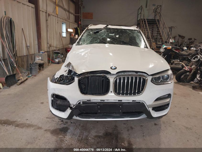 2021 BMW X3 xDrive30I VIN: 5UXTY5C00M9H34462 Lot: 40044778