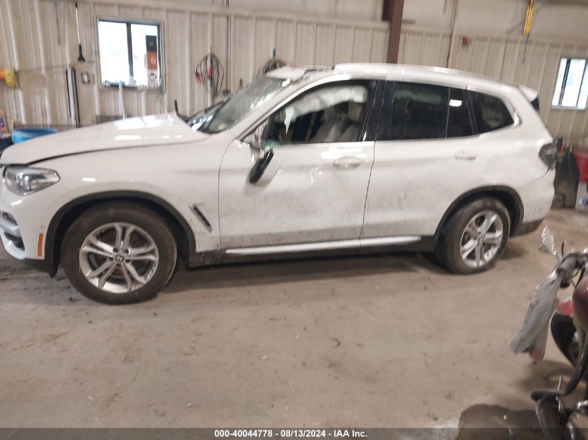 2021 BMW X3 xDrive30I VIN: 5UXTY5C00M9H34462 Lot: 40044778