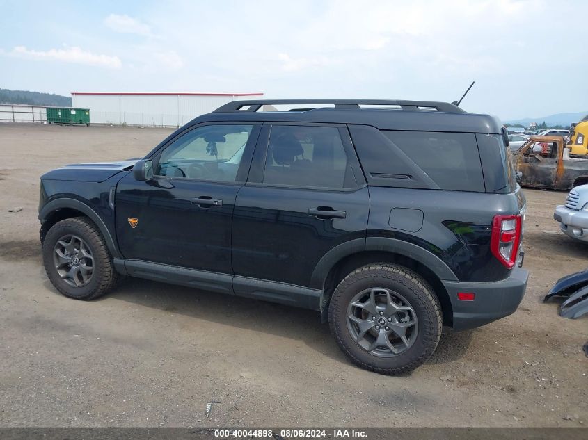 2021 Ford Bronco Sport Badlands VIN: 3FMCR9D92MRB32128 Lot: 40044898