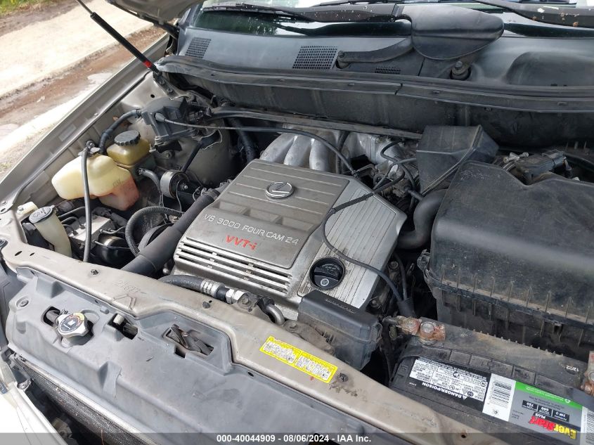 2000 Lexus Rx 300 300 VIN: JT6GF10U8Y0062366 Lot: 40044909