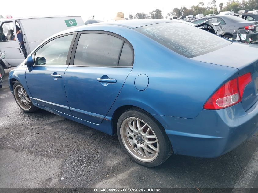 2008 Honda Civic Lx VIN: 1HGFA15588L055504 Lot: 40044922