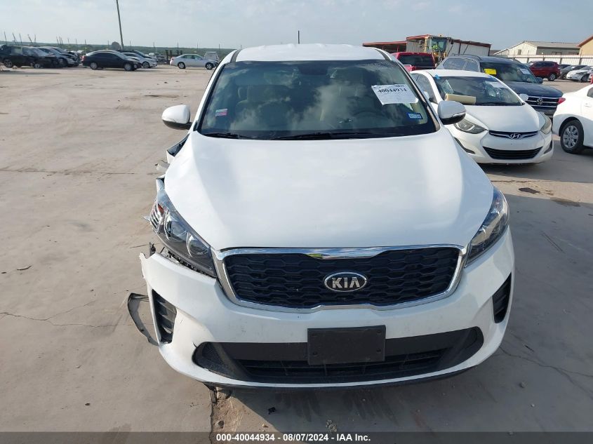 2019 Kia Sorento 3.3L Lx VIN: 5XYPG4A55KG441986 Lot: 40044934