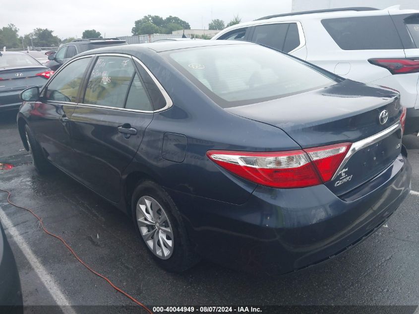 2015 Toyota Camry Le VIN: 4T4BF1FK2FR506793 Lot: 40044949