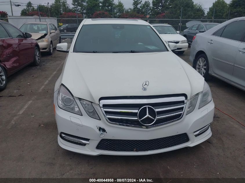 2012 Mercedes-Benz E 550 4Matic VIN: WDDHF9BB0CA597465 Lot: 40044958