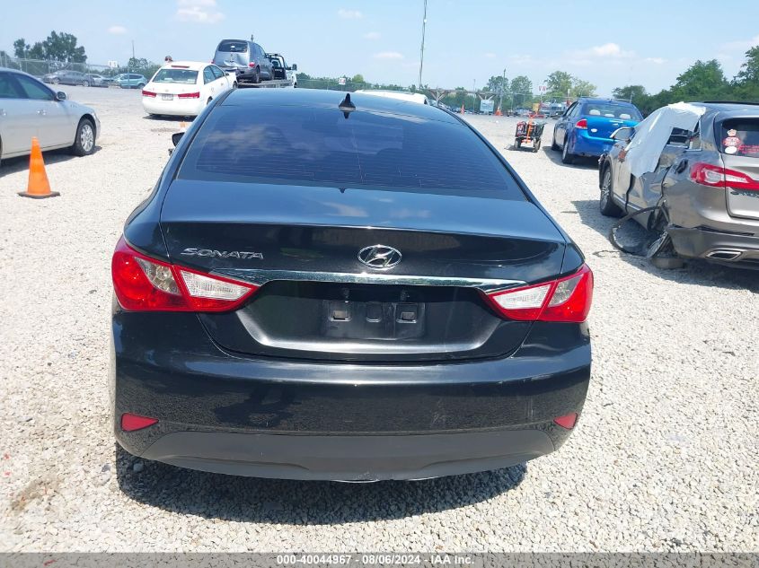 2014 Hyundai Sonata Gls VIN: 5NPEB4ACXEH908773 Lot: 40044967