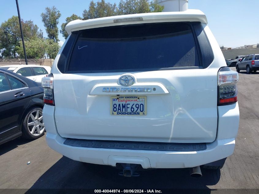 2018 Toyota 4Runner Sr5 Prem/Ltdl/Trail/Trd VIN: JTEBU5JR2J5490366 Lot: 40044974