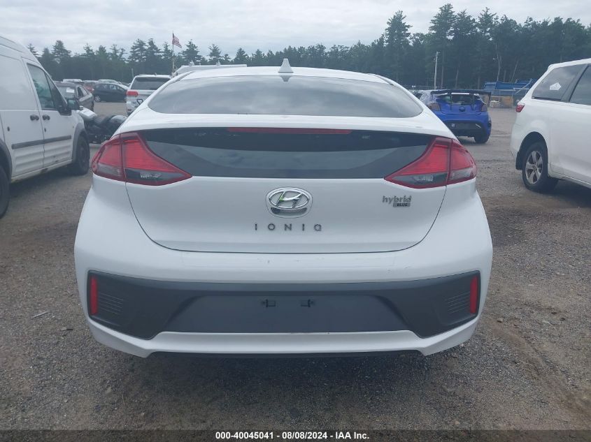 2020 Hyundai Ioniq Hybrid Blue VIN: KMHC65LC7LU186255 Lot: 40045041