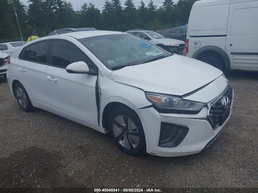 2020 Hyundai Ioniq Hybrid Blue VIN: KMHC65LC7LU186255 Lot: 40045041