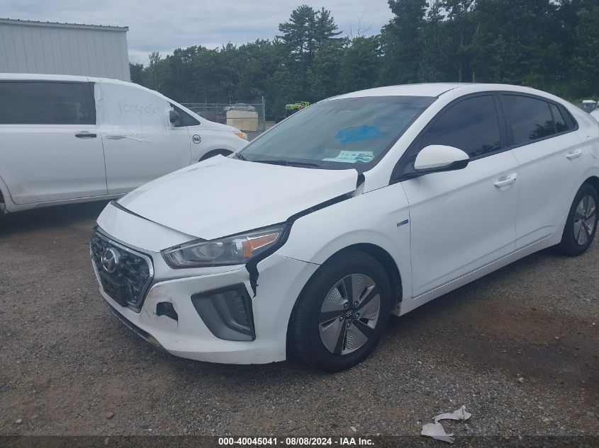 2020 Hyundai Ioniq Hybrid Blue VIN: KMHC65LC7LU186255 Lot: 40045041