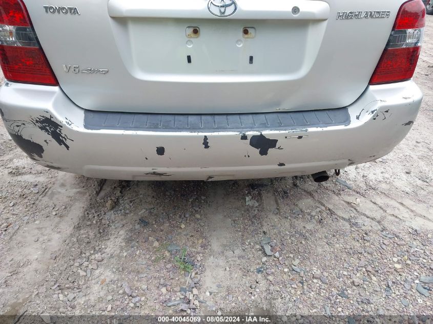 2007 Toyota Highlander V6 VIN: JTEHP21A970203900 Lot: 40045069