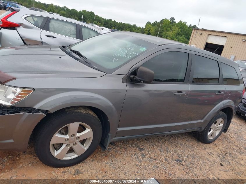 2013 Dodge Journey American Value Pkg VIN: 3C4PDCABXDT537696 Lot: 40045087