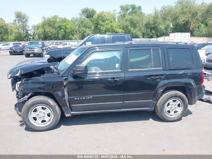 2014 Jeep Patriot Sport VIN: 1C4NJPBA2ED699813 Lot: 40045122