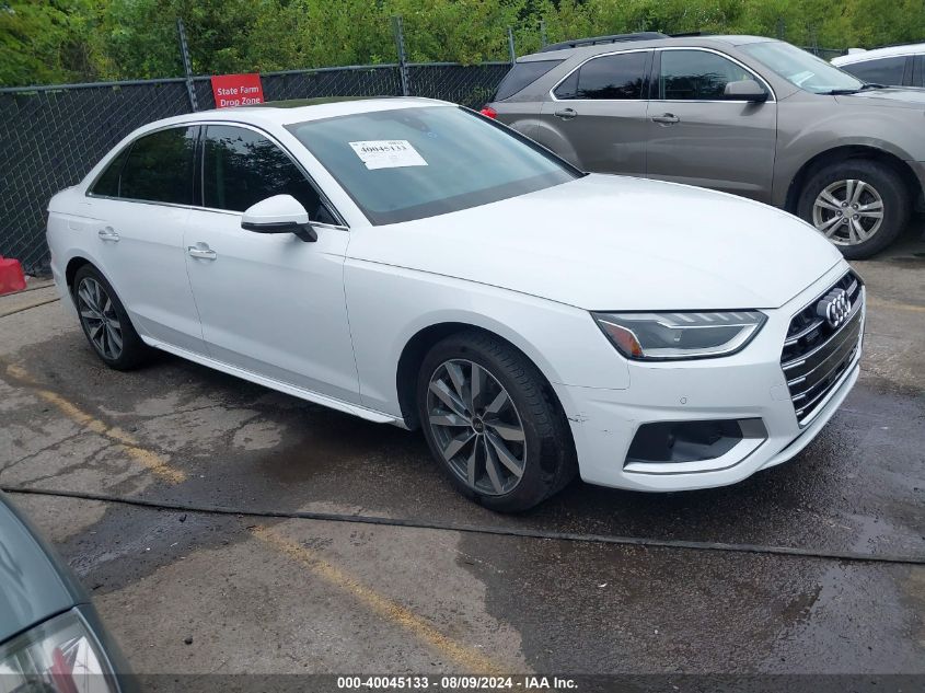 2021 AUDI A4 PREMIUM PLUS 40 TFSI QUATTRO S TRONIC - WAUBBAF48MN009490