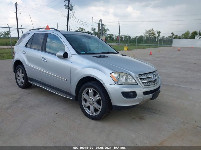 2007 Mercedes-Benz Ml 350 4Matic VIN: 4JGBB86E67A267230 Lot: 40045170