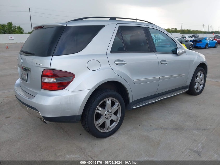 2007 Mercedes-Benz Ml 350 4Matic VIN: 4JGBB86E67A267230 Lot: 40045170