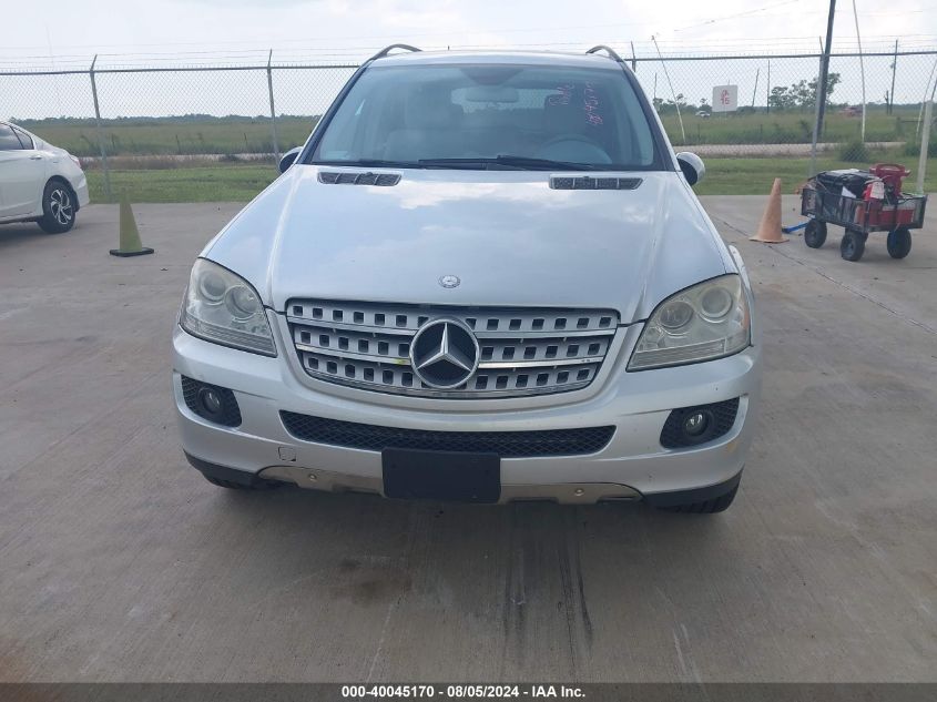 2007 Mercedes-Benz Ml 350 4Matic VIN: 4JGBB86E67A267230 Lot: 40045170