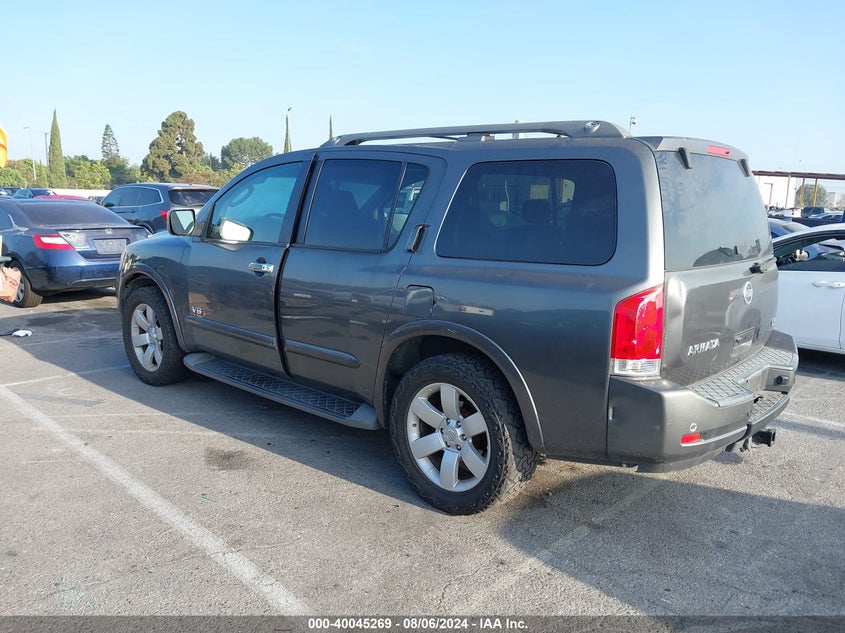 2008 Nissan Armada Le VIN: 5N1AA08D48N602452 Lot: 40045269