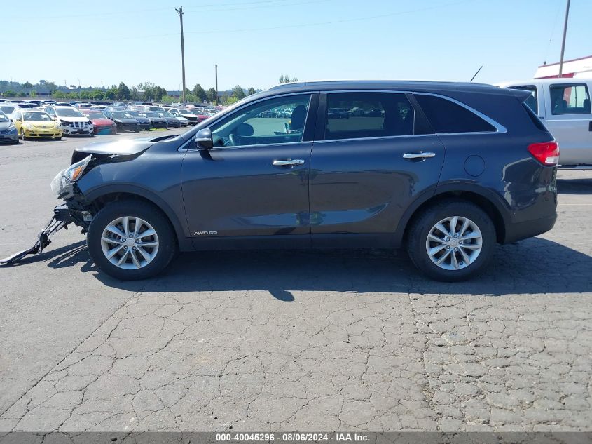 2017 Kia Sorento 3.3L Lx VIN: 5XYPGDA59HG234655 Lot: 40045296