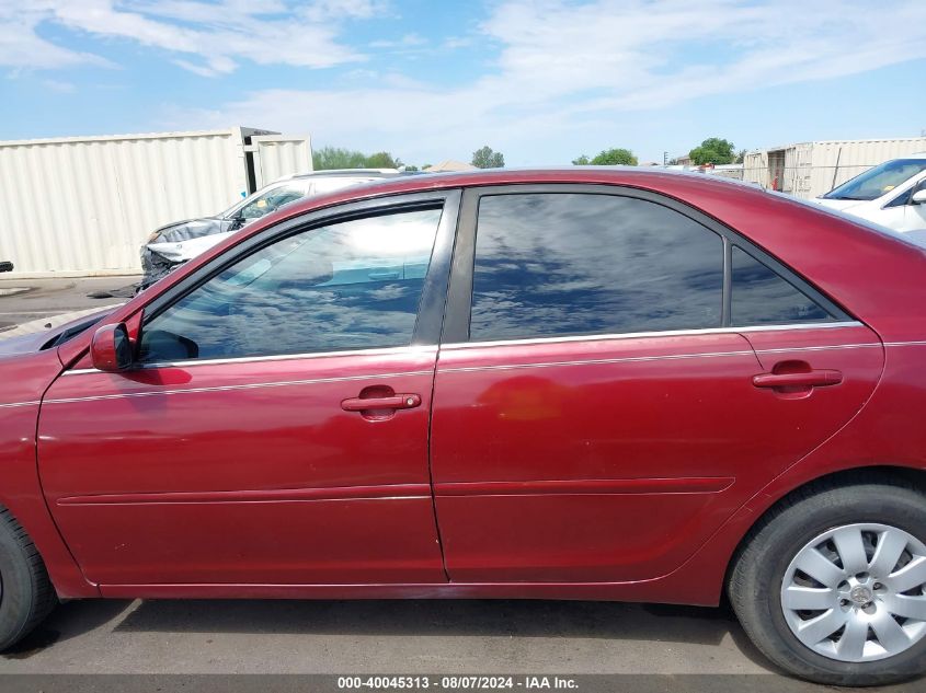 2005 Toyota Camry Le VIN: 4T1BE30K55U419437 Lot: 40045313