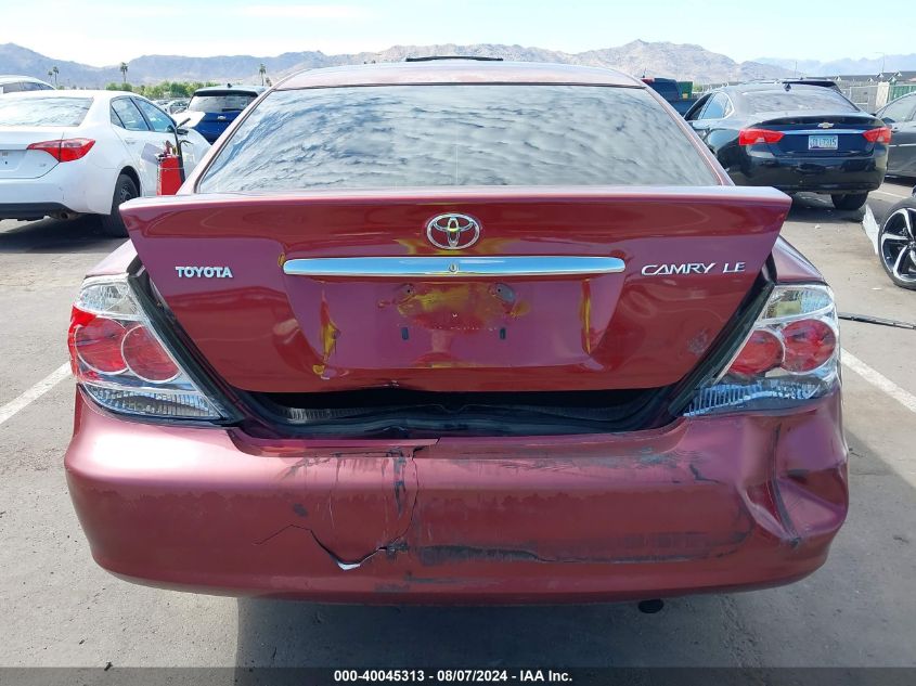 2005 Toyota Camry Le VIN: 4T1BE30K55U419437 Lot: 40045313