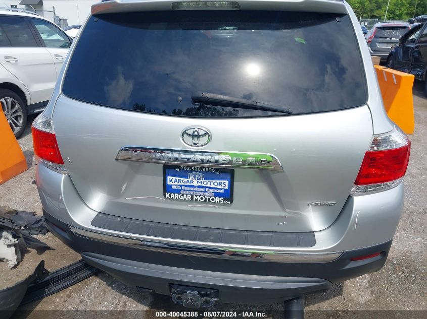 5TDBK3EH5BS064781 2011 Toyota Highlander Se V6