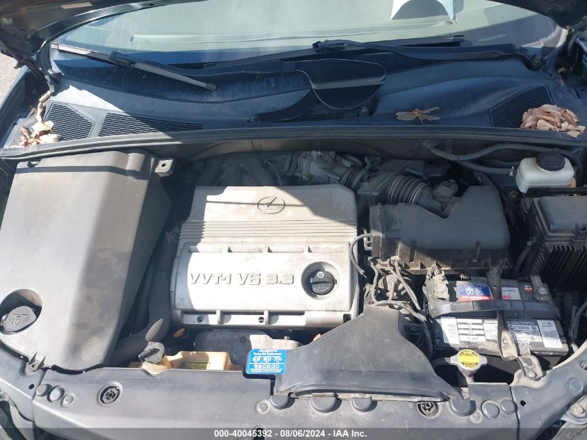 2005 Lexus Rx 330 330 VIN: 2T2GA31U75C023167 Lot: 40045392