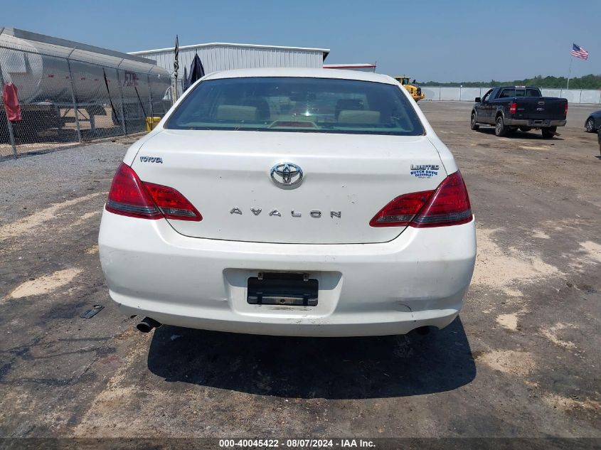 2008 Toyota Avalon Limited VIN: 4T1BK36B88U312760 Lot: 40045422