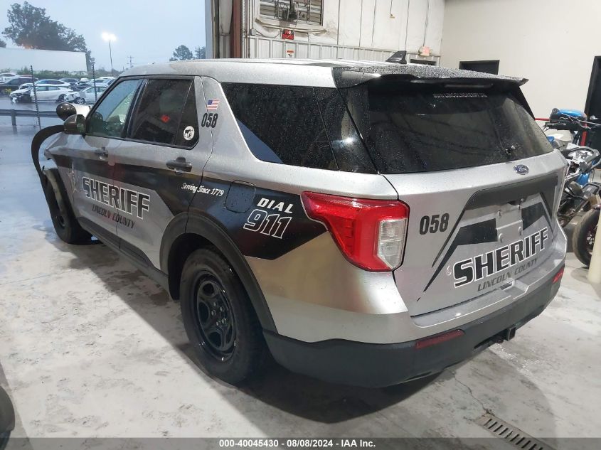 2021 Ford Explorer Police Interceptor VIN: 1FM5K8AB4MGB24876 Lot: 40045430